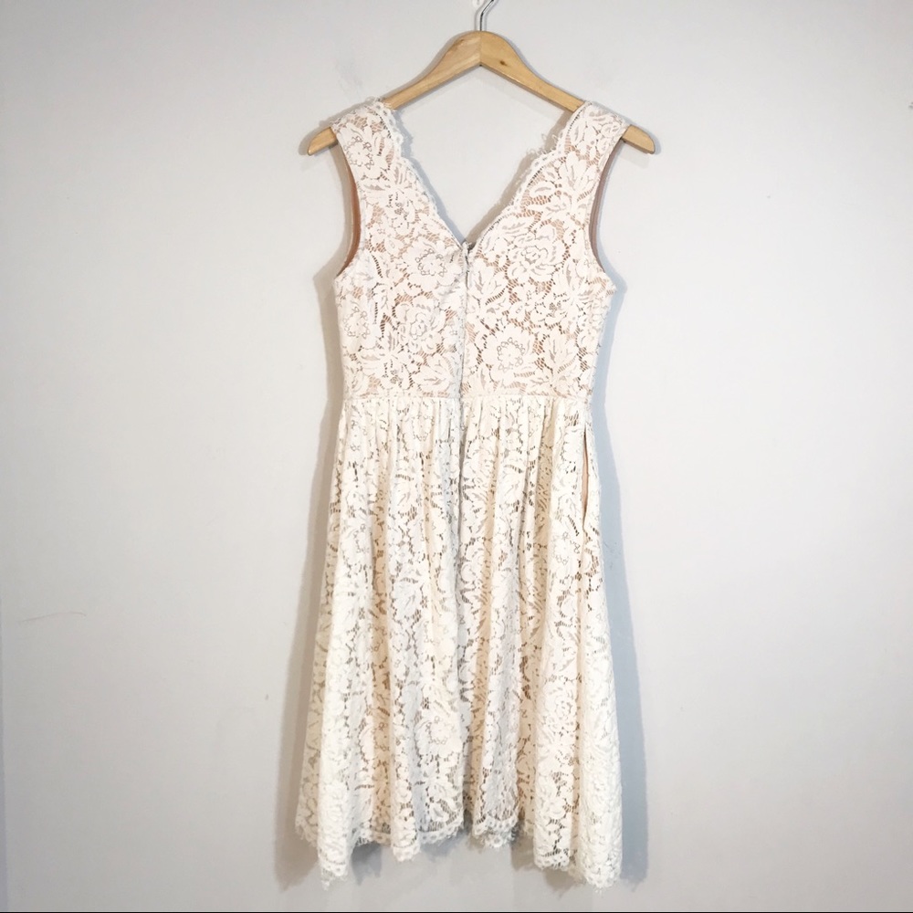 LULUS Love Swept Lace Midi Skater Dress - Picture 7 of 13